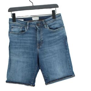 Selected Men's Shorts S Blue Cotton with Elastane, Polyester Chino