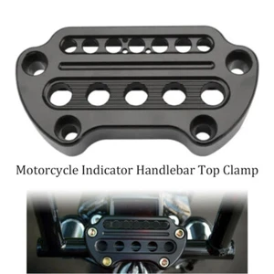 Abrazadera superior indicadora negra para manillar de motocicleta para Harley Sportster 883 1995-up - Imagen 1 de 9