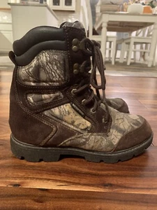 RealTree Mens 400 Grams Thinsulate Ultra Waterproof Camo Hunting Boots Size 7 - Picture 1 of 7