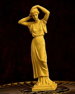 Schöne Vintage Deko antike Göttin Figur handgefertigt Griechenland - Bild 1 von 12