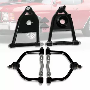 4 Stock Width Tubular Upper & Lower Control A Arms Street Rod Fit Mustang II - Bild 1 von 12