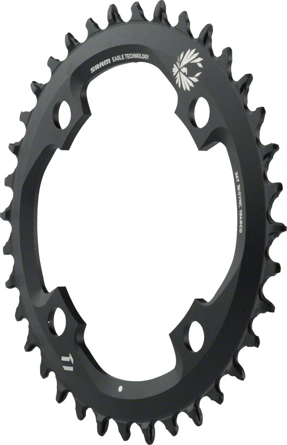 SRAM X-Sync 2 Eagle Chainring 36t 104 BCD 11/12-Speed Aluminum Black Road MTB Foto 1 de 1