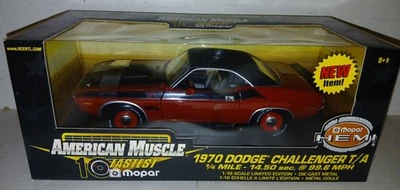 Ertl 1:18 1970 Dodge Challenger T/A 340 10 Fastest Mopar diecast car - Image 1 of 4