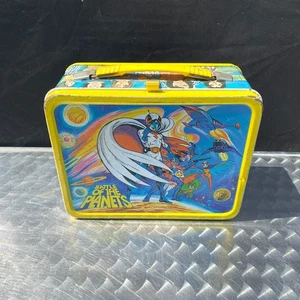Vintage 1979 Schlacht der Planeten Metall Brotdose von Thermoskanne Sandy Frank Film - Bild 1 von 8