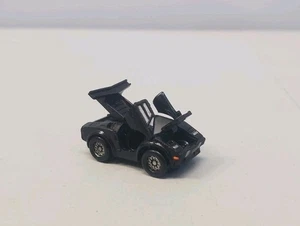 Vintage Micro Machines Deluxe Lamborghini Countach Black Car 1988 Galoob - Picture 1 of 7