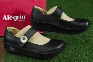 ALEGRIA PALOMA MARY JANE SHOES WOMENS EU 40, BLACK NAPPA ~ PAL-601 ~ NEW! - Picture 1 of 7