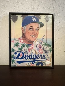 RARE! Autographed and JSA Authenticated Magazine Print of Tommy Lasorda - Picture 1 of 7