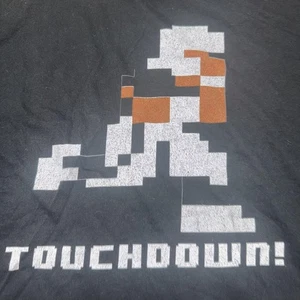 Cleveland Browns Shirt Herren XL schwarz Retro Pixel Art Touchdown NFL Football Tee - Bild 1 von 10