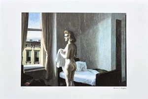 EDWARD HOPPER - Morning in a City - signed, numbered edition 55/150, 57x38 cm - Picture 1 of 6