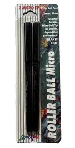 NOS Penne a sfera vintage anni 80/90 Liqui-Mark 2ct micro punta linea .2mm sigillate - Foto 1 di 4