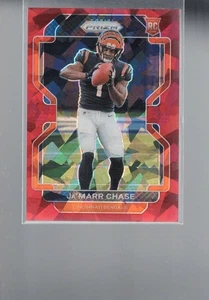 Panini Prizm 2021 - Rookie Ja'Marr Chase #337 Red Ice Prizm (RC) - Imagen 1 de 2