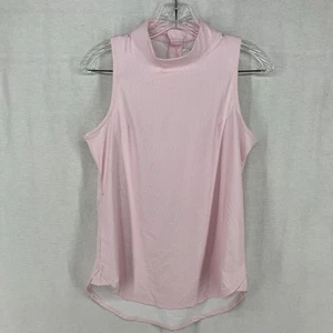 Neu mit Etikett Peter Millar Palmer Damen-Tanktop pink Scottie-Druck Stehkragen Small - Bild 1 von 8