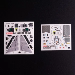3D Decals (for British Aerospace GR.MK7 Harrier Trumpeter kit) 1:32 KeliK K32038 - Picture 1 of 17