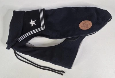 Traje Chaqueta Perro Marinero USN Azul/Blanco Cálido Mezcla Lana Abrigo Hecho en ITALIA Talla: 36 Foto 1 de 4