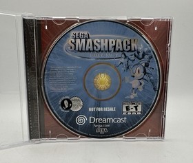 Sega Smashpack Volume 1 Sega Dreamcast 2001 Authentic Not For Resale Variant DC