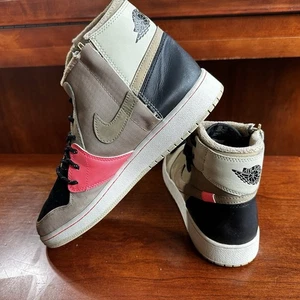 Nike Air Jordan 1 Rebel XX Womens 9.5 UT Utility Pack Beige Brown BQ6481-200 - Picture 1 of 16
