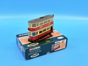 CORGI 'OO' SCALE CC25202 'LONDON TRANSPORT' STRASSENBAHN 'MOTORISIERT' (NOISY RUNNER)! - Bild 1 von 6