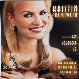 Kristin Chenoweth LET YOURSELF GO Album Cover Promo 12x12 flaches Doppelposter - Bild 1 von 2