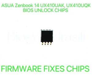 ASUA Zenbook 14 UX410UAK, UX410UQK Series, ADMIN NO PASSWORD FIRMWARE BIOS CHIP - Afbeelding 1 van 1