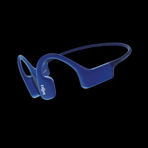 Casque tour de cou Bluetooth bleu Shokz Openswim - Photo 1/1