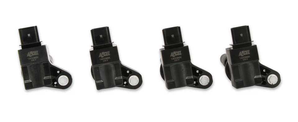 ACCEL 140086K-4 Ignition Coils - Black, 4-Pack - Image 1 of 4