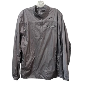 Nike SLU Billikens Shield Water Repel 1/2 Zip Giacca da Golf Grigio Uomo Taglia Large - Foto 1 di 7