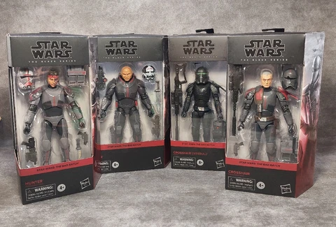 6" New Star Wars Black Series The Bad Batch Crosshair Wrecker & Hunter Lot Cover