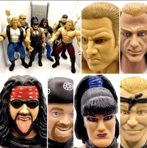 Vintage 6er Set DX Figuren Attitude Era WWF/WWE JAKKS *seltenes Set* Chyna HHH HBK - Bild 1 von 11