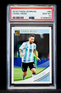 2018 Panini Donruss Lionel Messi #88 PSA 10 Argentina GOAT Barcelona - Imagen 1 de 2