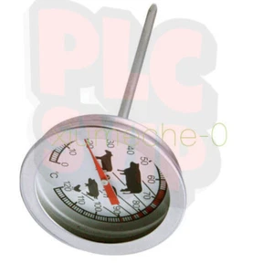 NEW Stainless Steel Instant Read Probe Thermometer BBQ Food Cooking Meat Gauge M - Picture 1 of 3