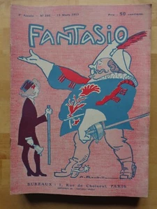 Revue FANTASIO N° 160 - 1913 Revue humouristique - Imagen 1 de 1