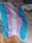 New Transgender Flag 5 x 3 FT - 100% Polyester With Eyelets  - Gay Pride Trans