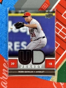 2008 Upper Deck UD Game Jersey Robb Quinlan Los Angeles Angels #UDJ-RQ - Picture 1 of 2
