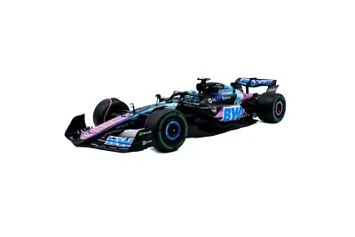 SOLIDO S1814003 ALPINE F1 TEAM A524 BLUE P.GASLY BRAZILIAN GP 2024 1/18 - Image 1 of 2