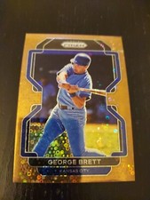 George Brett, 2022 Panini Prizm Bronze Donut #221, Kansas City Royals, 13/40 