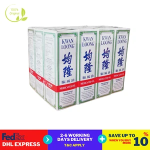 12 Bottles Kwan Loong Medicated Oil 57ml with Relief Massage Headache Muscle - Picture 1 of 3
