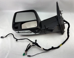 2025 Ram 1500 Left Driver Side Tow Mirror With Blind Spot Camera Chrome OEM - Picture 1 of 19