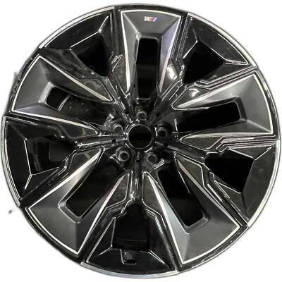 Bmw 21x9 740i 760i BLACK FRONT Wheel OEM Rim Factory Stock 2023-2024 - Image 1 of 4