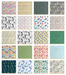 Ambesonne Feather Fabric by the Yard Decorative Upholstery Home Accents - Picture 1 of 160
