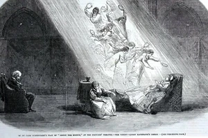 Princess Theater 1855 SHAKESPEARE PLAY HENRY the EIGHTH Matted Antique Art Print - Picture 1 of 9