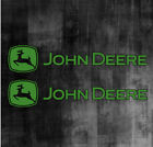 (2) John Deere Vinyl Decal for Car Truck Tractor Window