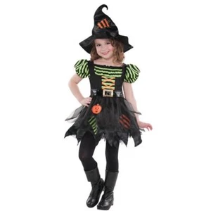 Pumpkin Patch Witch Girls Medium 8-10 Costume - Picture 1 of 2