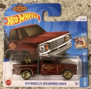 Hot Wheels 1978 DODGE LI’ L RED EXPRESS TRUCK ROSSO 2024 1:64 - Foto 1 di 2