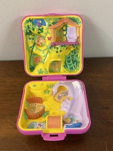 Bluebird Vintage 1989 Polly Pocket Wild Zoo World Pink Compact ohne Figuren - Bild 1 von 6