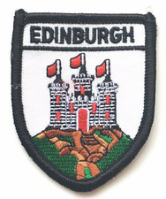 Edimburgo Castello Scozia Patch Ricamato (AO63B)