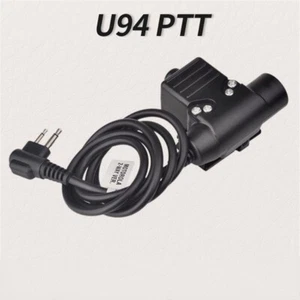 U94 PTT Z Taktyczna słuchawka Zestaw słuchawkowy Adapter Kabel do telefonu Kenwood ICOM MIDLAND - Zdjęcie 1 z 12