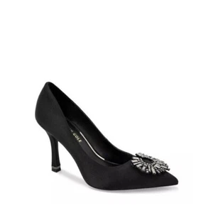 New Kenneth Cole New York Women's Pointed-Toe Pump Romi Starburst Black Shoes 8 - Picture 1 of 9