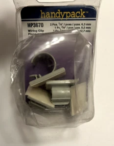 PACK MÓVIL HP3670 Clip de cableado 2 piezas - 1/4", 1 pieza - 3/8", 1 pieza - 1/2" - 4 piezas en total - Imagen 1 de 1