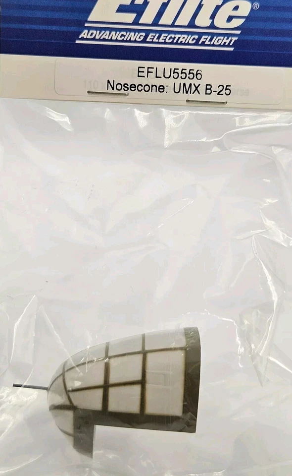 New E-flite Nosecone UMX B-25 EFLU5556 Replacement Part For Mitchell BNF Basic - Image 1 of 4