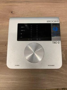 ZOOM TAC-2 Thunderbolt Audio Interface Converter Hi-Res Recording Playback MacOS - Picture 1 of 2